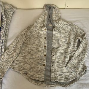 Grey/ white O’Neill hoodie